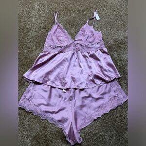 Victoria Secret Satin PJ Set